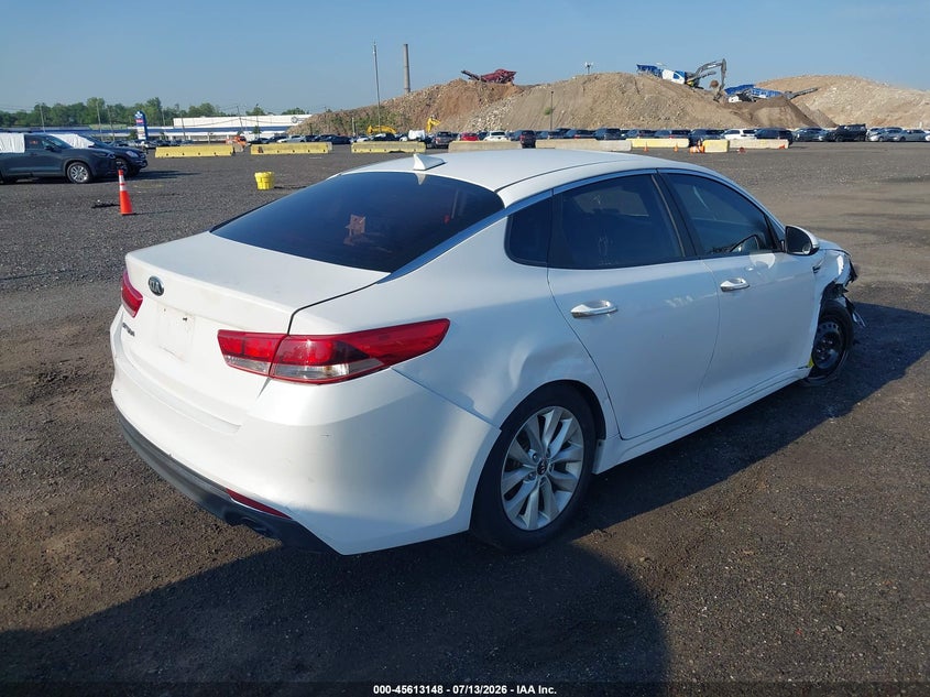 Vin: 5xxgt4l33gg061693, lot: 46111598, kia optima lx 20164