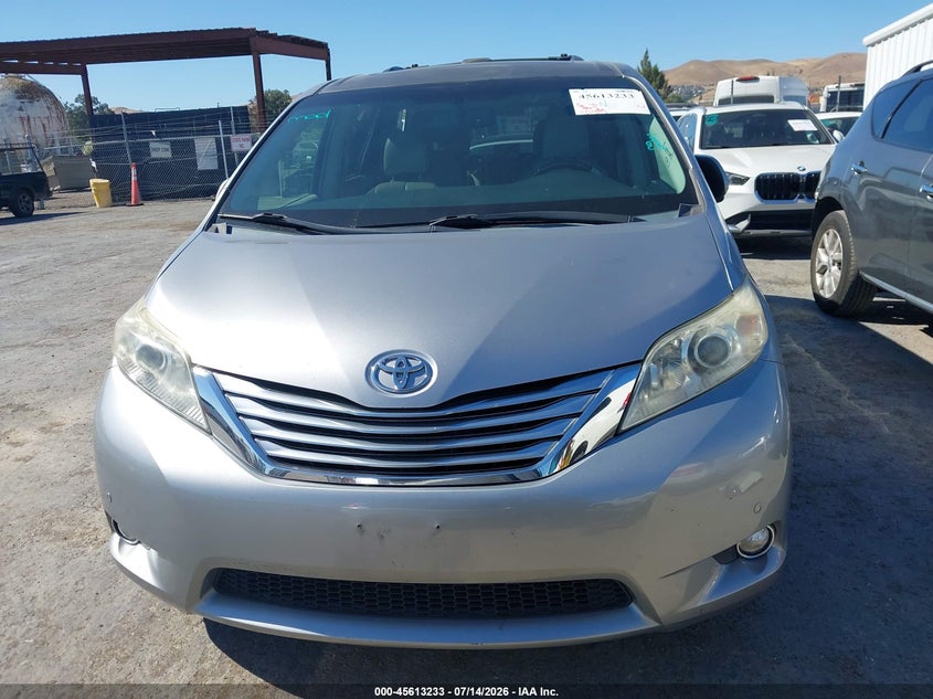 2011 Toyota Sienna Limited V6 VIN: 5TDYK3DC9BS029791 Lot: 45613233