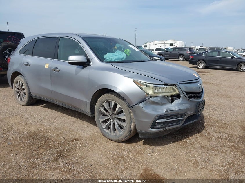 2016 ACURA MDX auction photo 1