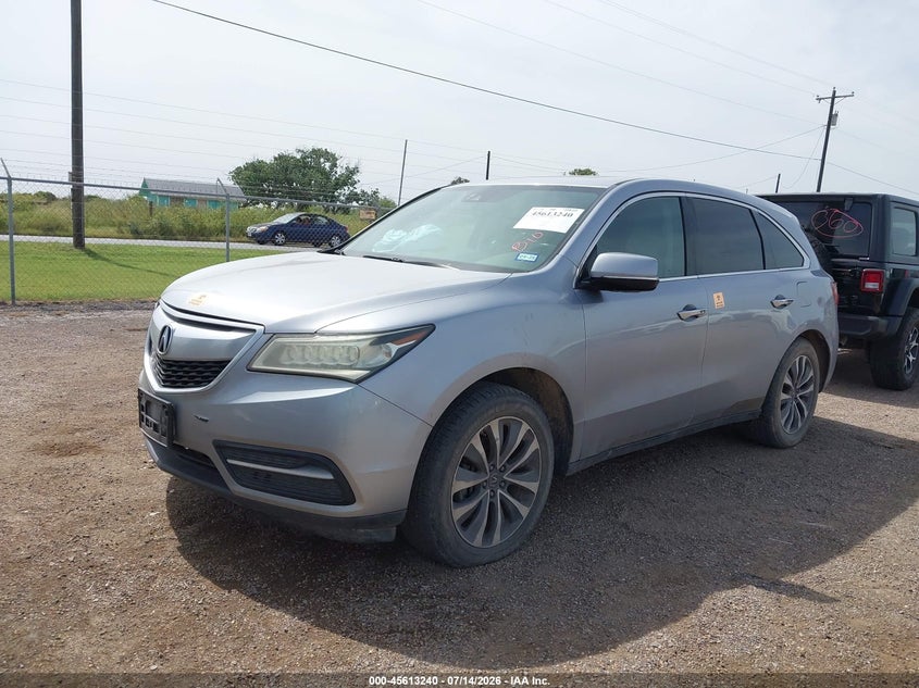 2016 ACURA MDX auction photo 2
