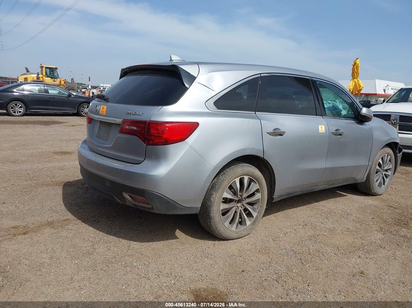 2016 ACURA MDX auction photo 4
