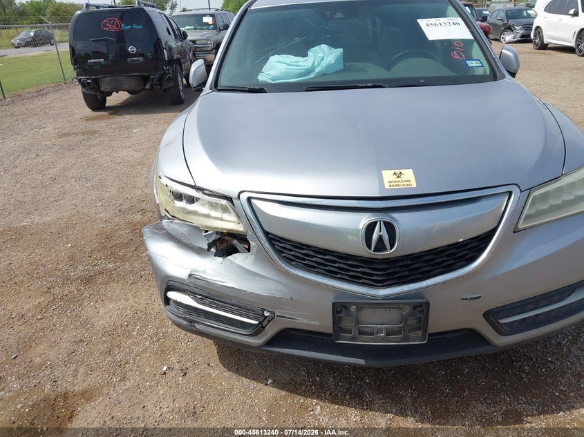 2016 ACURA MDX auction photo 6