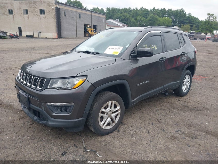 Vin: 3c4njdabxjt163723, lot: 46111691, jeep compass sport 4x4 20182