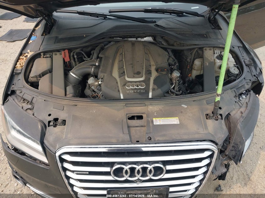 2013 Audi A8 L 4.0T VIN: WAUR2AFDXDN015922 Lot: 45613243