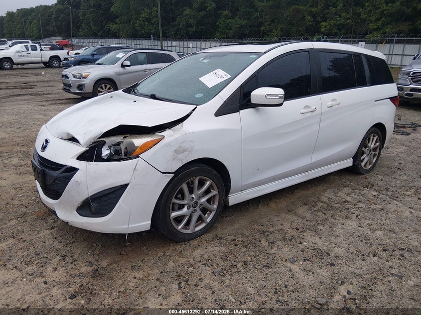 Vin: jm1cw2dl8d0155056, lot: 46111742, mazda mazda5 grand touring 20132