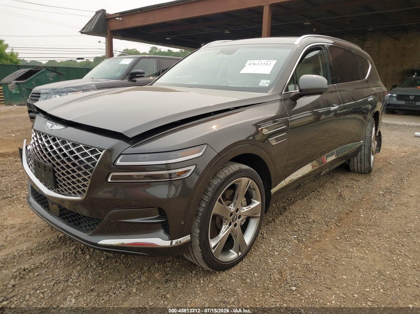 Vin: kmuhbdsb1ru154254, lot: 46111762, genesis gv80 2.5t awd 20242
