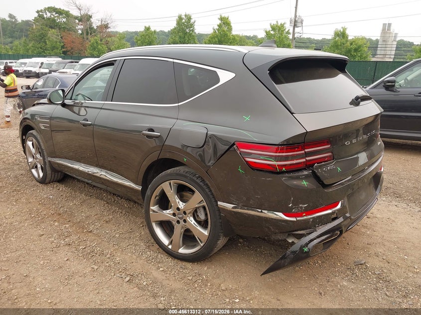 Vin: kmuhbdsb1ru154254, lot: 46111762, genesis gv80 2.5t awd 20243