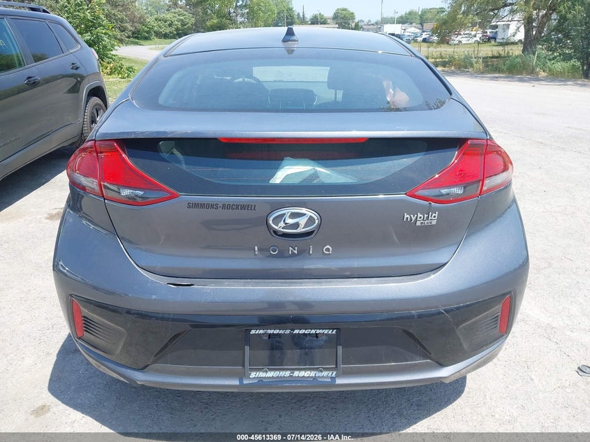 2019 Hyundai Ioniq Hybrid Blue VIN: KMHC65LC2KU134482 Lot: 45613369