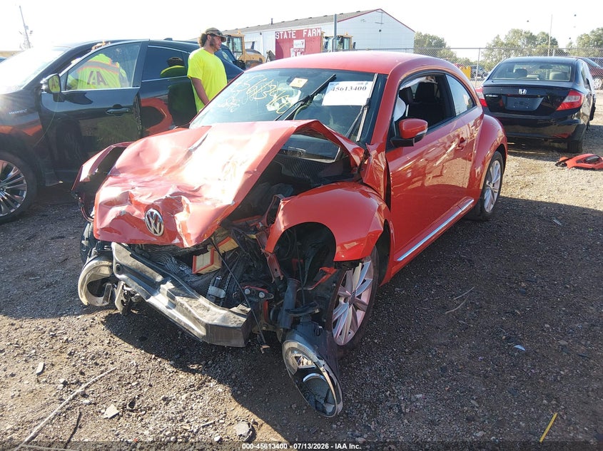 Vin: 3vwfd7at3jm706410, lot: 46111850, volkswagen beetle 2.0t coast/2.0t s 20182