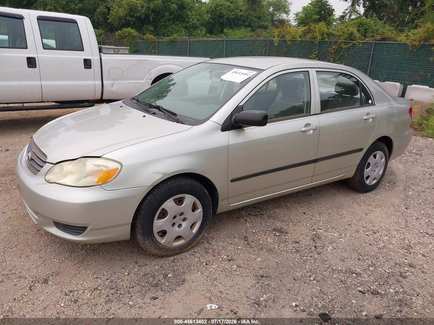 2003 Toyota Corolla Ce JTDBR32E330033734 photo 1