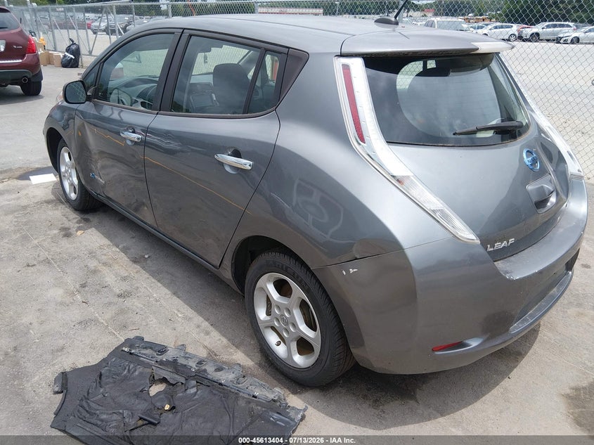 Vin: 1n4az0cp6fc307236, lot: 46111854, nissan leaf sv 20153