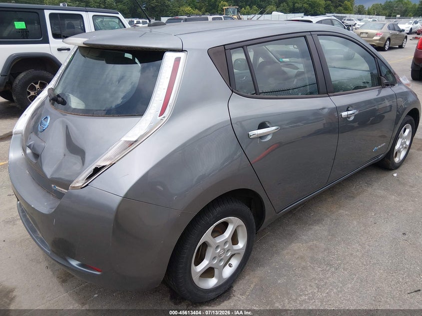 Vin: 1n4az0cp6fc307236, lot: 46111854, nissan leaf sv 20154