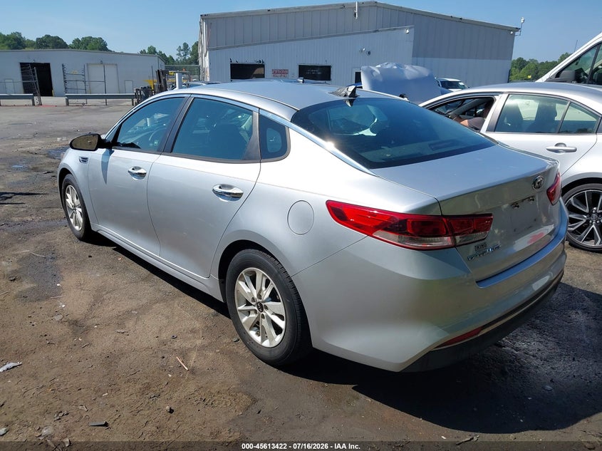 Vin: 5xxgt4l31gg033729, lot: 46111872, kia optima lx 20163
