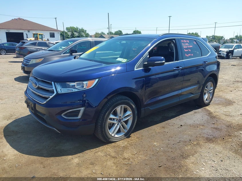 Vin: 2fmpk4j95gbb46394, lot: 46111884, ford edge sel 20162