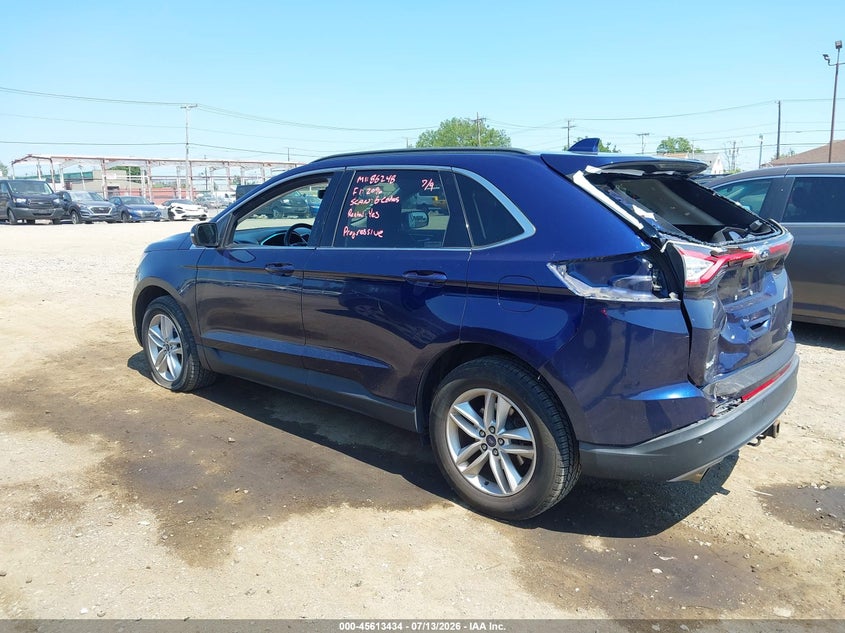 Vin: 2fmpk4j95gbb46394, lot: 46111884, ford edge sel 20163
