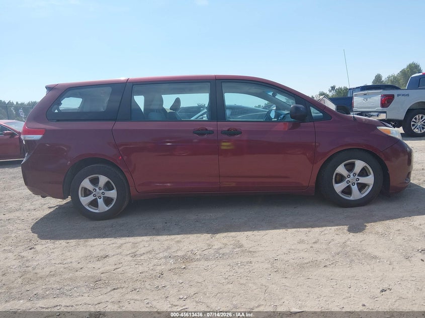 2013 Toyota Sienna L V6 7 Passenger VIN: 5TDZK3DC4DS282573 Lot: 45613436