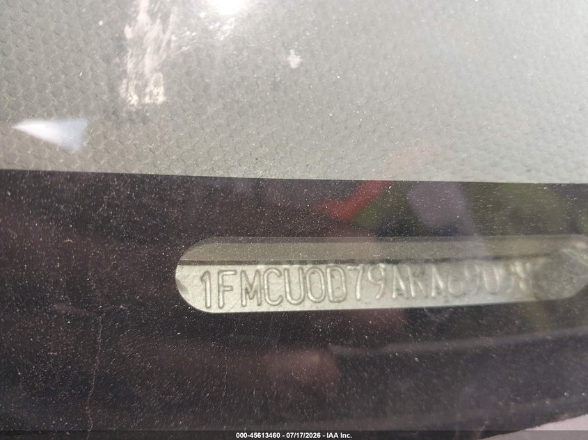 2010 Ford Escape Xlt VIN: 1FMCU0D79AKA69098 Lot: 45613460