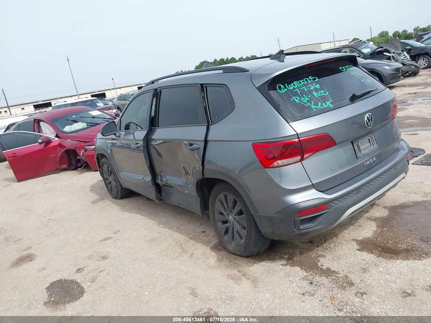 2024 Volkswagen Taos 1.5T S VIN: 3VV5X7B21RM000383 Lot: 45613461