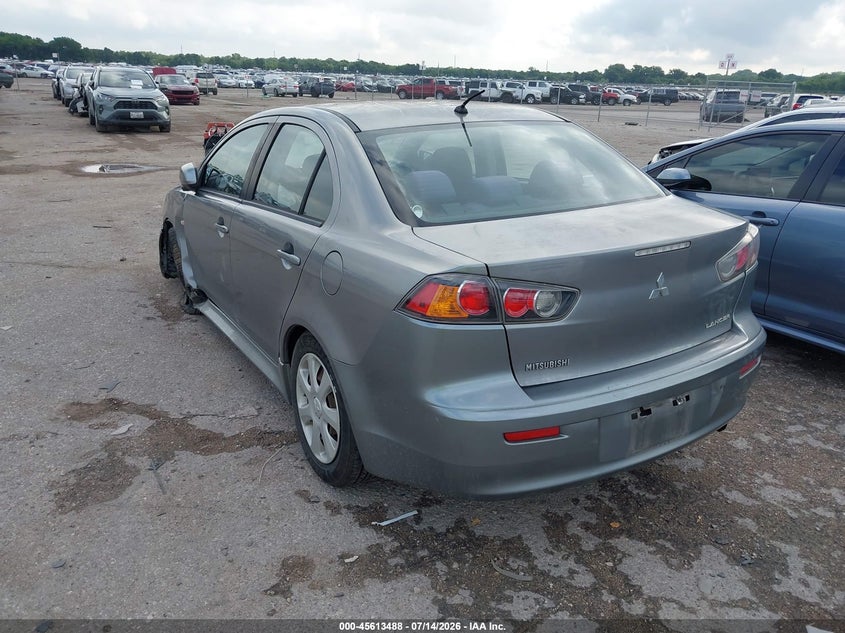 Vin: ja32u2fuxeu001528, lot: 46111938, mitsubishi lancer es 20143