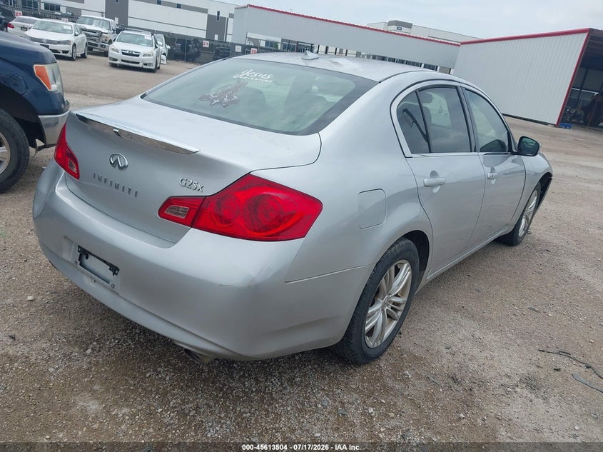 Vin: jn1dv6ar2bm451660, lot: 46111954, infiniti g25x 20114