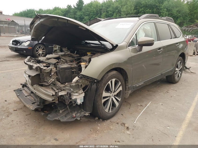 2019 Subaru Outback, Front End, IAAI, VIN 4S4BSANC5K3395432 — photo 2