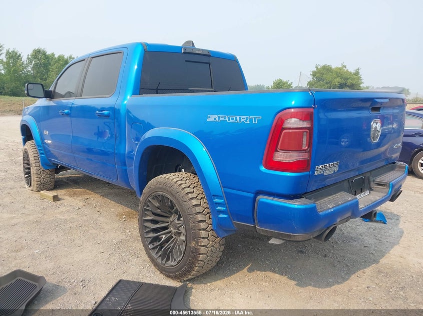 Vin: 1c6srfjt1nn456679, lot: 46112005, ram 1500 laramie  4x4 5'7 box 20223