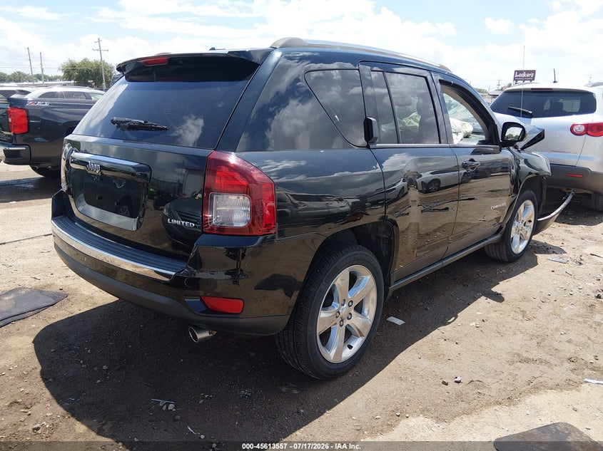 Vin: 1c4njdcb0ed751977, lot: 46112006, jeep compass limited 20144