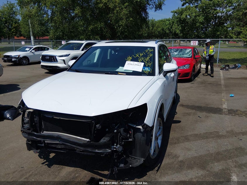 2021 Audi Q3 Premium Plus 45 Tfsi S Line Quattro Tiptronic VIN: WA1EECF36M1038241 Lot: 45613562