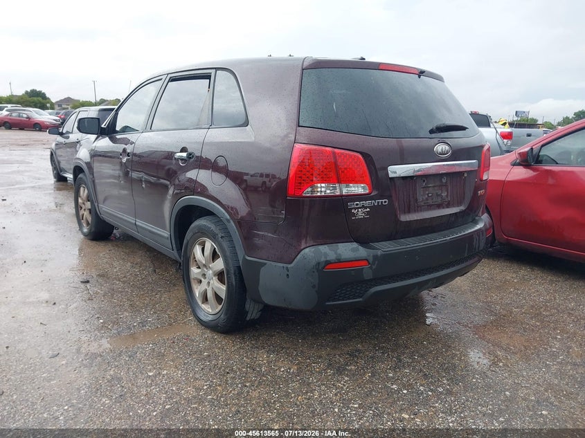 Vin: 5xykt3a67cg222098, lot: 46112015, kia sorento lx 20123