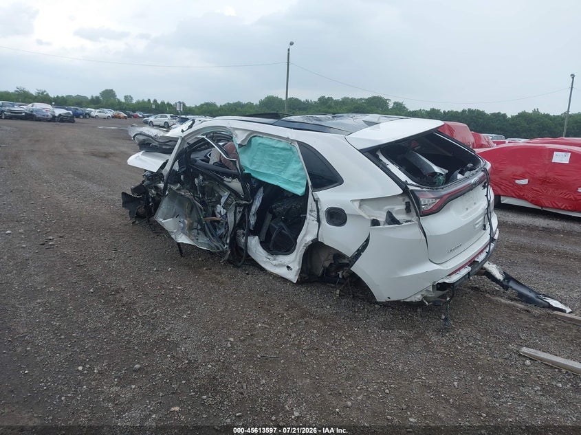 Vin: 2fmpk4ap7gbc50805, lot: 46112046, ford edge sport 20163