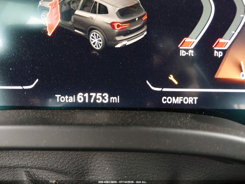 BMW X3 2022 VIN 5UX53DP04N9J91014
