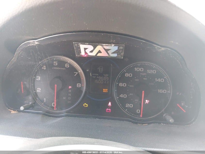 2004 Acura Tsx VIN: JH4CL96844C040865 Lot: 45613633