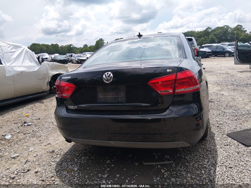 2012 Volkswagen Passat 2.5L Se VIN: 1VWBH7A30CC050660 Lot: 45613653
