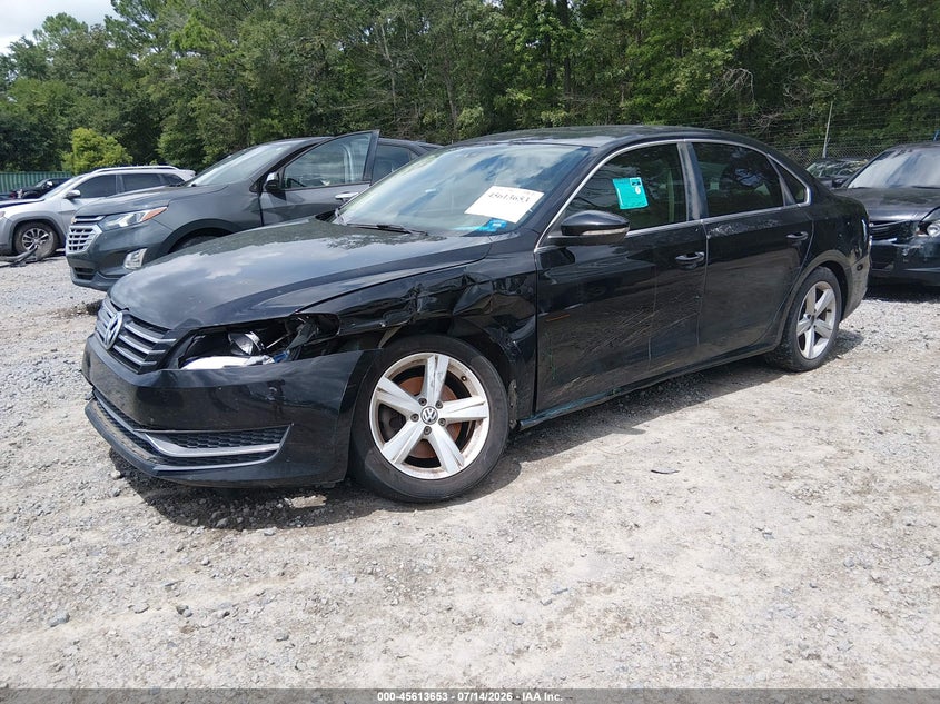 2012 Volkswagen Passat 2.5L Se VIN: 1VWBH7A30CC050660 Lot: 45613653