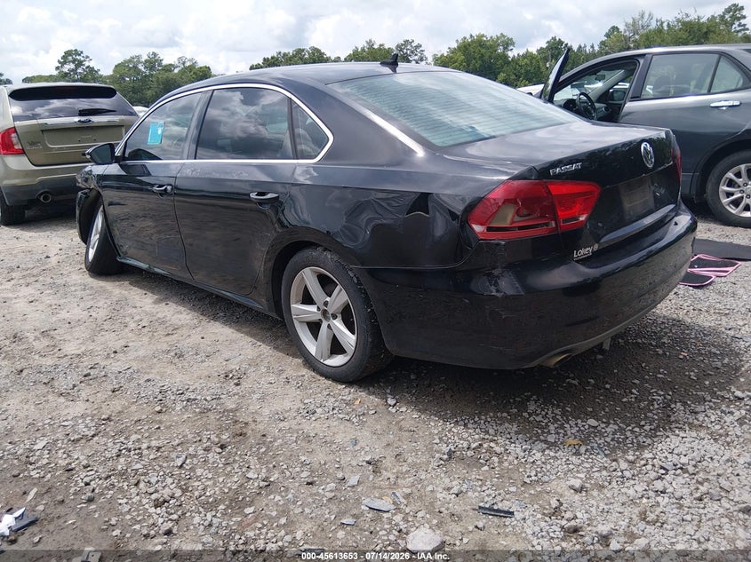 2012 Volkswagen Passat 2.5L Se VIN: 1VWBH7A30CC050660 Lot: 45613653
