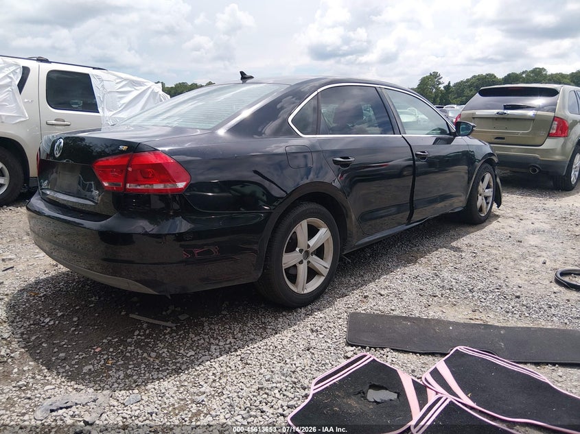 2012 Volkswagen Passat 2.5L Se VIN: 1VWBH7A30CC050660 Lot: 45613653