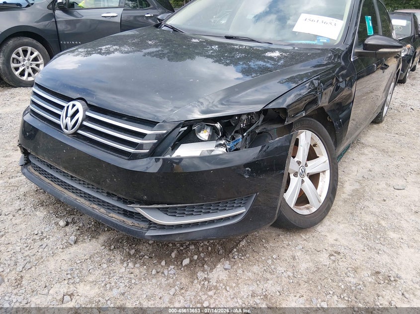 2012 Volkswagen Passat 2.5L Se VIN: 1VWBH7A30CC050660 Lot: 45613653
