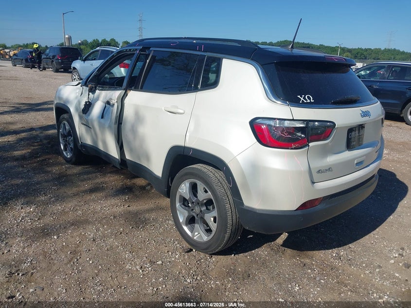 Vin: 3c4njdcb7lt106959, lot: 46112113, jeep compass limited 4x4 20203