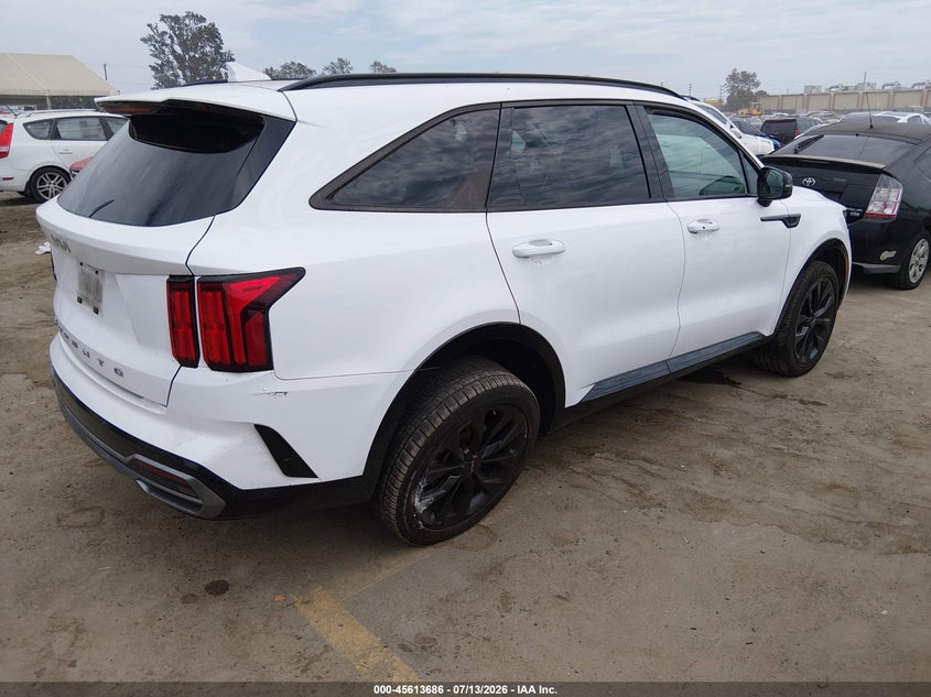 Vin: 5xyrkdlf9ng135231, lot: 46112136, kia sorento sx 20224