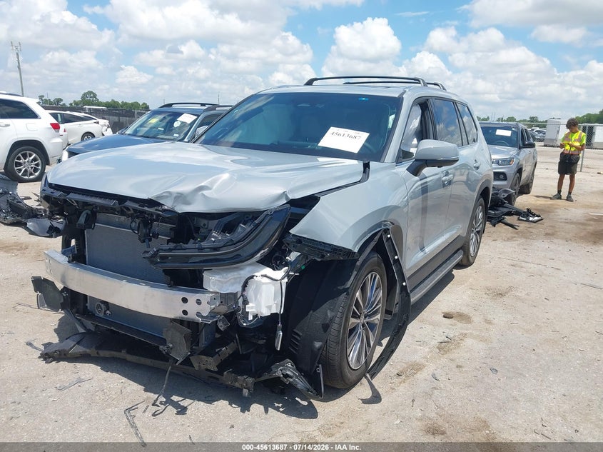 Vin: 5tdadab55ts048635, lot: 46112137, toyota grand highlander hybrid max platinum 20262