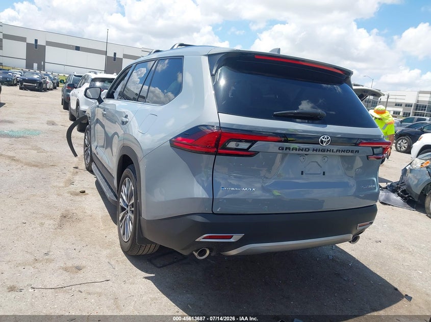 Vin: 5tdadab55ts048635, lot: 46112137, toyota grand highlander hybrid max platinum 20263