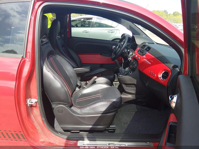 2013 Fiat 500 Abarth VIN: 3C3CFFFH2DT512044 Lot: 45613694