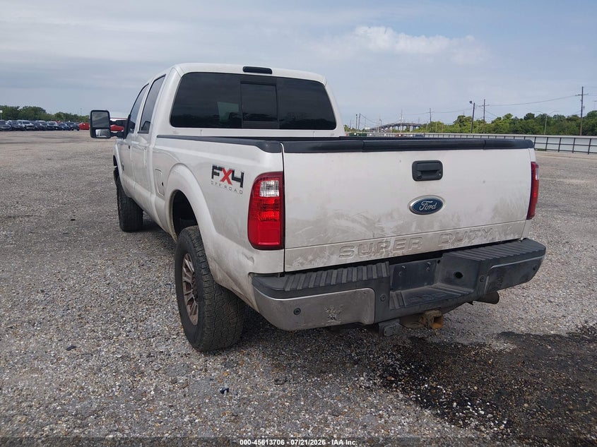 Vin: 1ft7w2bt7bec23657, lot: 46112156, ford super duty f-250 srw lariat 20113