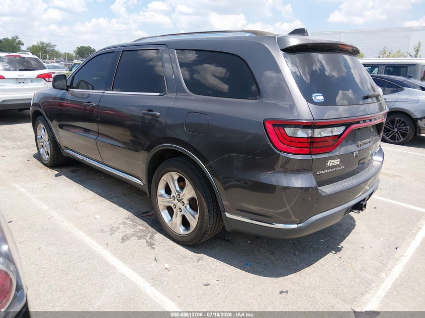 Vin: 1c4rdhdg6ec551749, lot: 46112158, dodge durango limited 20143
