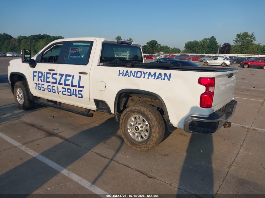 Vin: 2gc1yley7n1200978, lot: 46112173, chevrolet silverado 2500hd 4wd  standard bed wt 20223