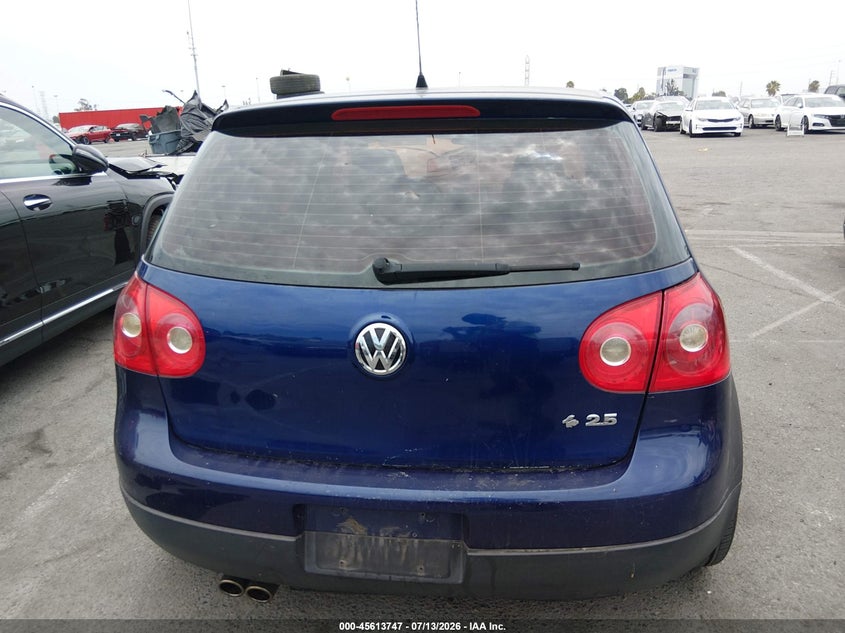 2007 Volkswagen Rabbit 4-Door VIN: WVWCS71K87W200485 Lot: 45613747