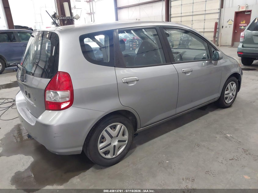2007 Honda Fit VIN: JHMGD38437S060802 Lot: 45613761