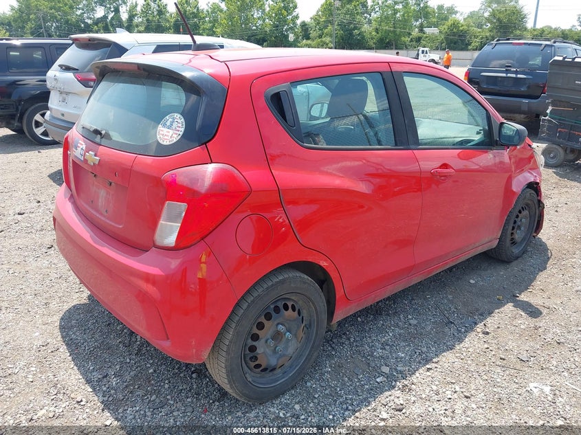 2020 Chevrolet Spark Fwd Ls Automatic VIN: KL8CB6SA8LC477397 Lot: 45613815
