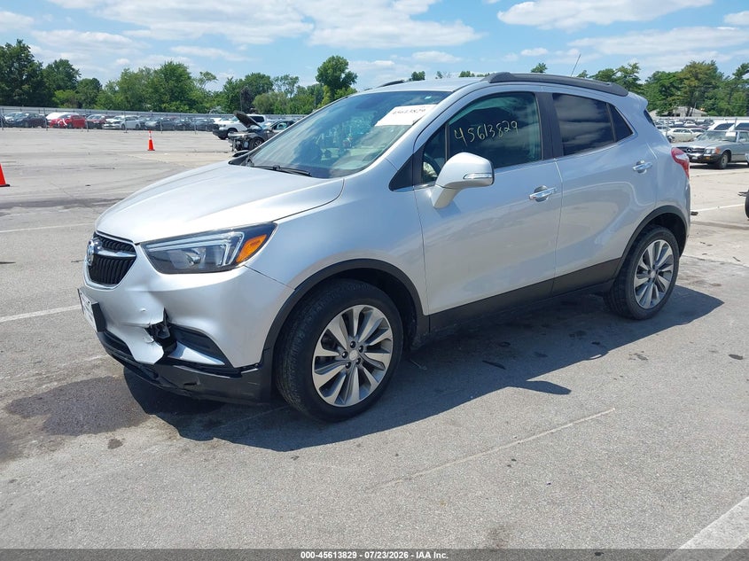 Vin: kl4cjasb6kb850862, lot: 46112279, buick encore preferred 20192