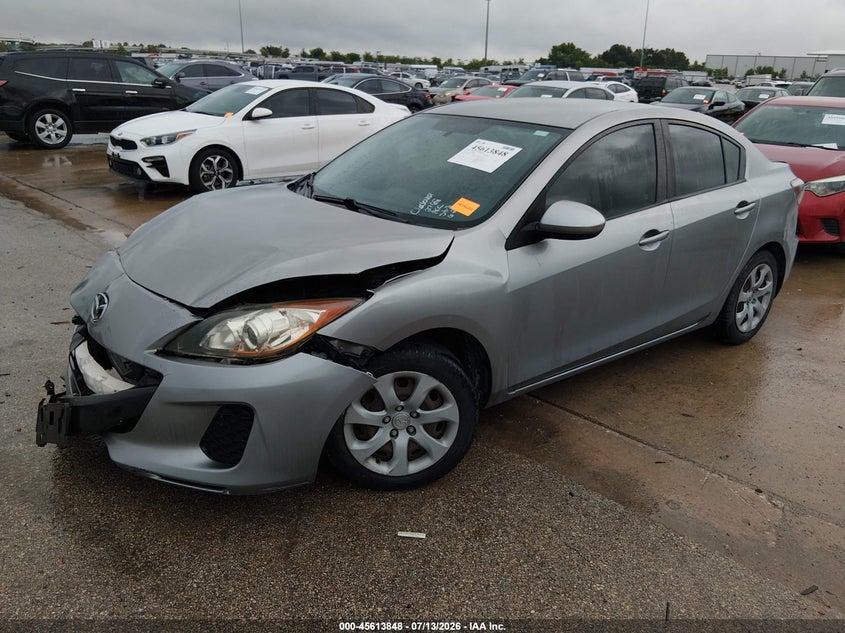 Vin: jm1bl1uf3c1522768, lot: 46112298, mazda mazda3 i sport 20122